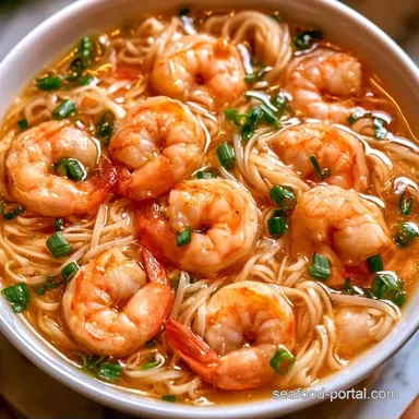Chinese Shrimp Noodle Soup in 30 Minutes