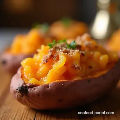 The Best Cinnamon Butter Baked Sweet Potato Recipe Recipe Card