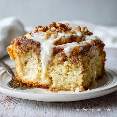 Cinnamon Roll Poke Cake Recipe: Moist and Caramelized in 45 Minutes