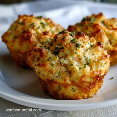 Cheesy Crab Muffins Classic Crabbies Recipe for 12