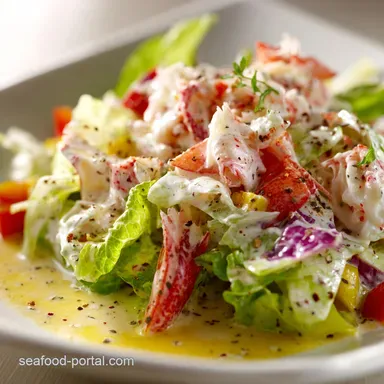 Crab Louie Salad Dressing: The Best Simple Retro Recipe Recipe Card