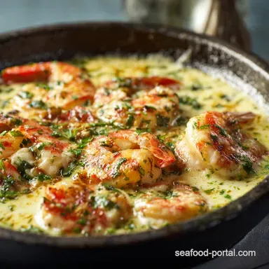 Shrimp Thermidor: Simple, Decadent Classic French Dish Recipe Card