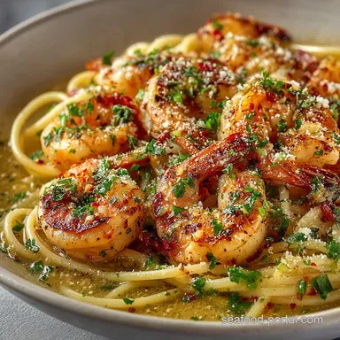 Best 30Minute Italian Shrimp Scampi Recipe with LemonGarlic Sauce Recipe Card