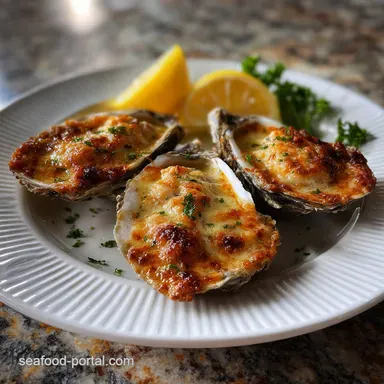 Classic Oysters Bienville in 35 Minutes: Baked Shellfish Recipe Card