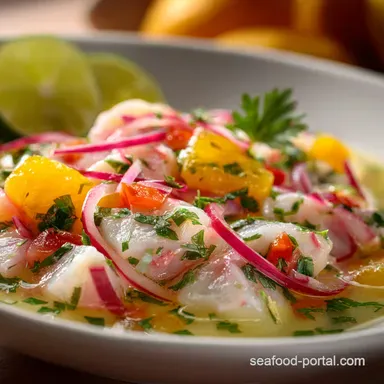 Peruvian Ceviche: The Ultimate Tigers Milk Refresher Recipe Card