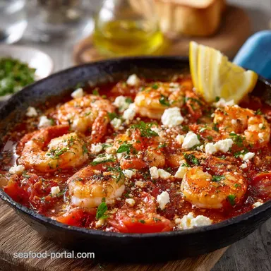 Shrimp Saganaki: The Best Greek Feta and Tomato Recipe