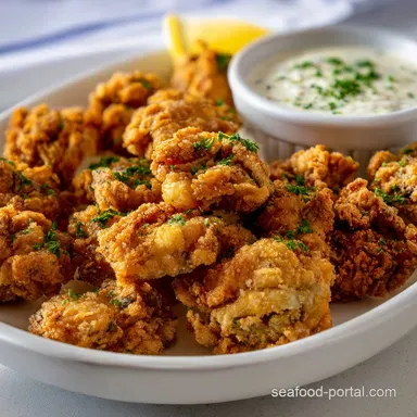 Southern Fried Oysters: Ultra-Crispy Buttermilk Dredge Recipe Recipe Card