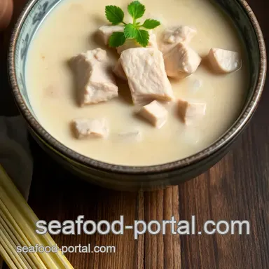 Coconut Chicken Soup with Thai Flavors: A Family Favorite Recipe Card