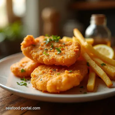 Cod Almighty Crispy Fish and Chips for Your Kitchen Recipe Card