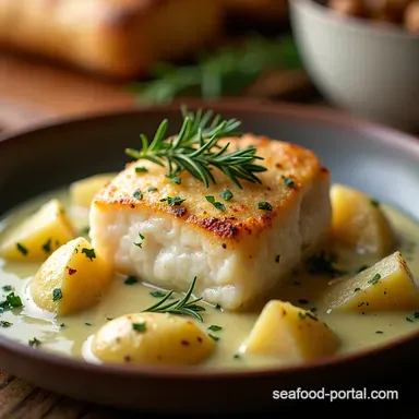 Cod Potatoes in Rosemary Cream An Easy Weeknight Winner Recipe Card