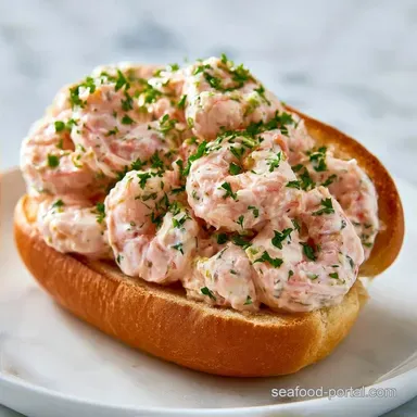 Cold Shrimp Salad Roll for 4 Servings