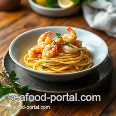 Easy & Zesty Cook Shrimp Pasta with Citrus Garlic Sauce: A Family Favorite Recipe Card