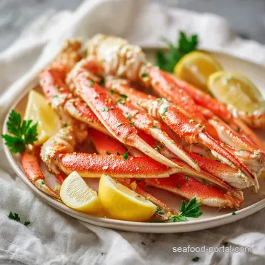 Cooked Snow Crab Legs Recipe for 4 Recipe Card