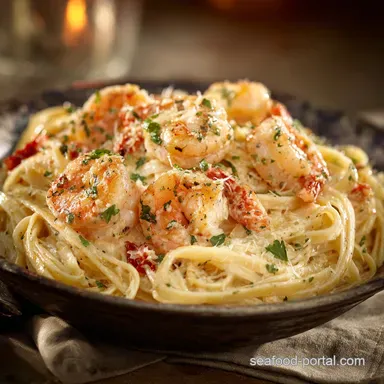 Cheesecake Factory Shrimp Scampi: Rich, Creamy Linguine Copycat Recipe Card