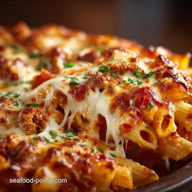 Easy Baked Ziti Recipe for Cheesy Weeknight Bliss Recipe Card