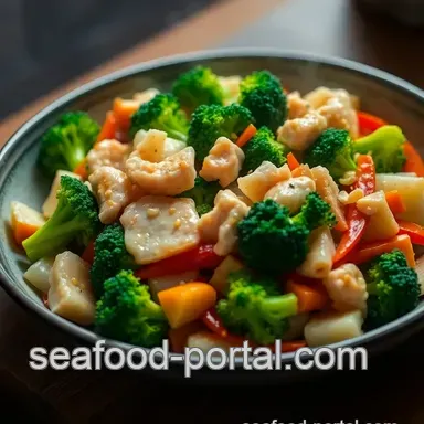 Crab and Vegetable Stir-Fry Delight: A Quick & Easy Meal Recipe Card