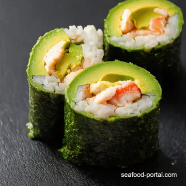 Crab Avocado Sushi Roll Easy California Roll Recipe