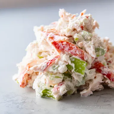 Crabby Delicious Imitation Crab Salad Recipe Recipe Card