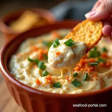 Crabsolutely Divine 4Ingredient Hot Crab Dip Recipe Recipe Card