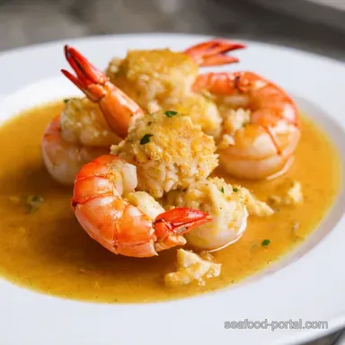 Easy Crab Stuffed Shrimp Royale Recipe Taste of the Sea Recipe Card