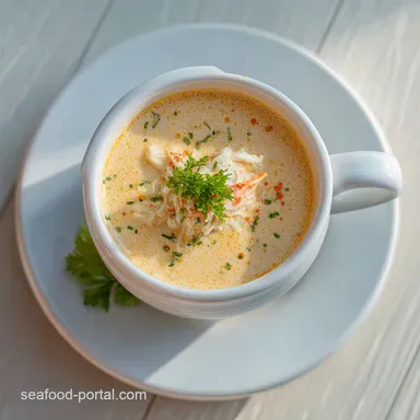 Cream of Crab Soup for 5 Servings Recipe Card