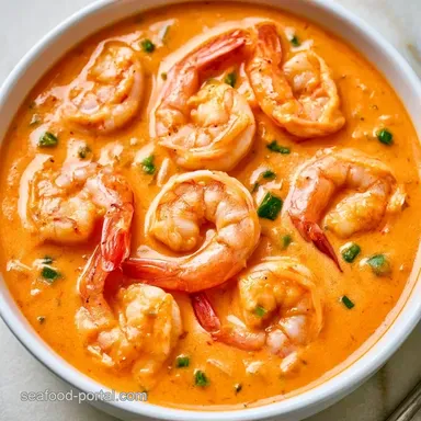 Creamy Cajun Shrimp Soup Recipe Card