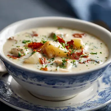 Clam Chowder Soup Recipe: Velvety Base Recipe Card