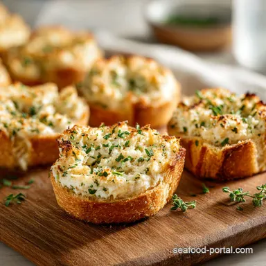 Crab Bruschetta in 15 Minutes Recipe Card