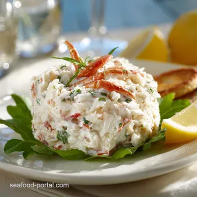 Crab Salad with Imitation Crab: The Creamy, No-Cook Mock Crab Recipe