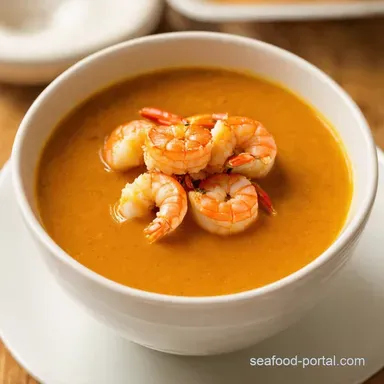 Creamy Crab and Shrimp Seafood Bisque A Hug in a Bowl Recipe Card