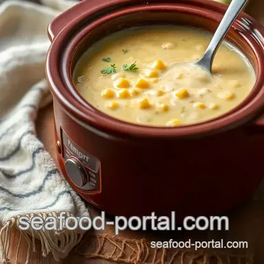 My Grandma's Crockpot Corn Chowder: Creamy Comfort in a Bowl Recipe Card