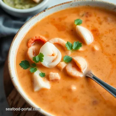 Creamy Dreamy Seafood Fiesta Soup Sopa Cremosa Mariscos