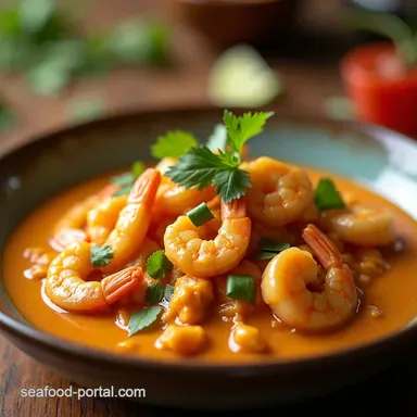Creamy Dreamy Thai Coconut Shrimp Curry Ready in 40 Recipe Card