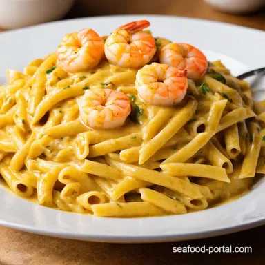 Creamy Jamaican Shrimp Pasta Island Flavors in 25 Mins Recipe Card