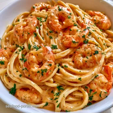 Creamy Langostino Tail Pasta Sauce Recipe Card