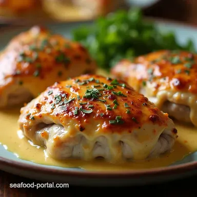 Creamy Oven Baked Chicken Thighs So Easy Delicious Recipe Card