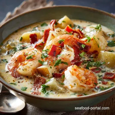 Shrimp Chowder: The Ultimate Creamy Potato Chowder Recipe Recipe Card