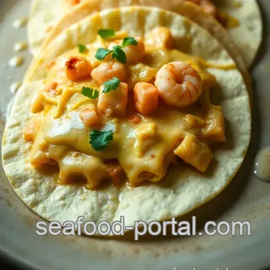 Delicious Creamy Seafood Enchiladas: A Family Favorite Recipe Recipe Card
