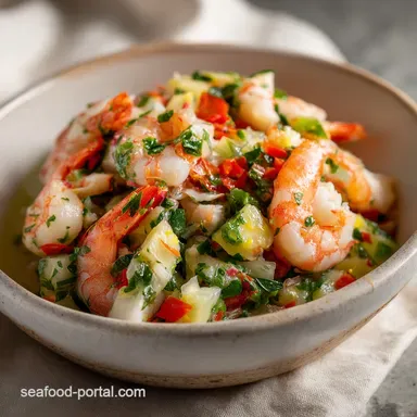 Seafood Salad with Shrimp and Crab in 20 Minutes Recipe Card