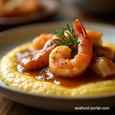 Amazing Shrimp and Grits Creamy Cheese Grits Recipe Recipe Card