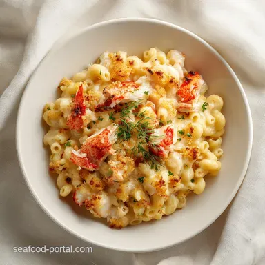 Shrimp Lobster Mac Cheese: Creamy Seafood Bake in 40 Minutes Recipe Card