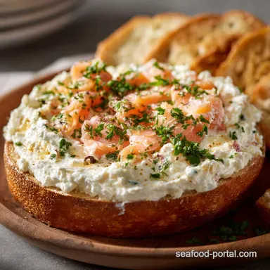 Smoked Salmon Bagel Dip: Effortless Cream Cheese Lox Dip Recipe Recipe Card