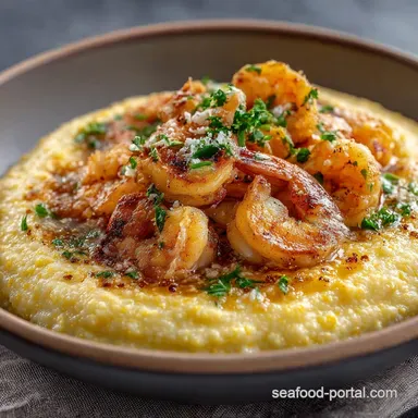 Best Southern Shrimp and Cheese Grits Extra Creamy Recipe