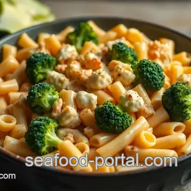 Creamy & Cheesy Recipe Tuna Bake with Broccoli