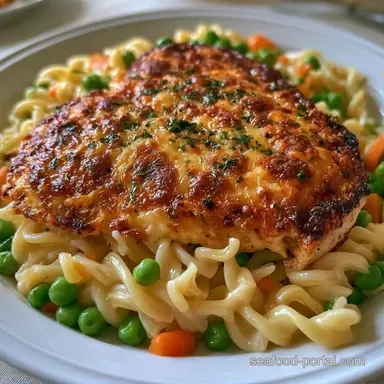 Tuna Casserole with Egg Noodles Recipe Card