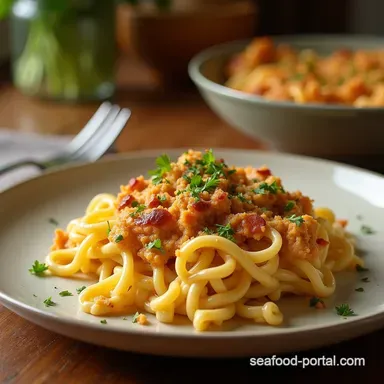 The Ultimate Creamy Tuna Noodle Casserole Recipe From Scratch Recipe Card