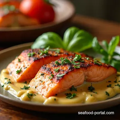 Creamy Tuscan Salmon An Easy Taste of Italy Recipe Card