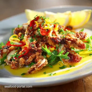 Soft Shell Crab Recipe: Crispy Fry-Up with Zesty Lemon Butter Recipe Card
