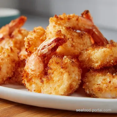 Air Fryer Fried Shrimp: Ultra-Crispy Panko Recipe Recipe Card