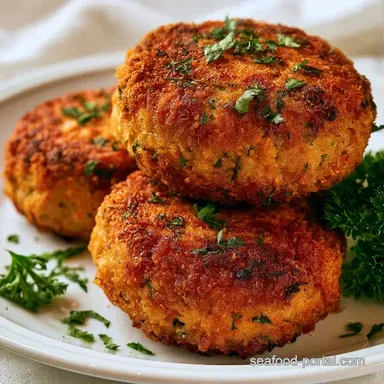 Crispy Air Fryer Tuna Cakes in 15 Minutes Recipe Card